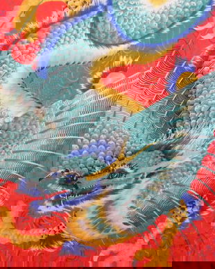 Esarfa plaja cu dragon