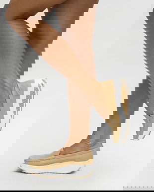 Pantofi Casual Musta Bej