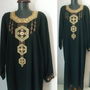 KAFTAN NEGRU TRIPLUVOAL BRODERIE FIR MATASE AURIE