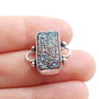 Link Titanium druzy electroplacat