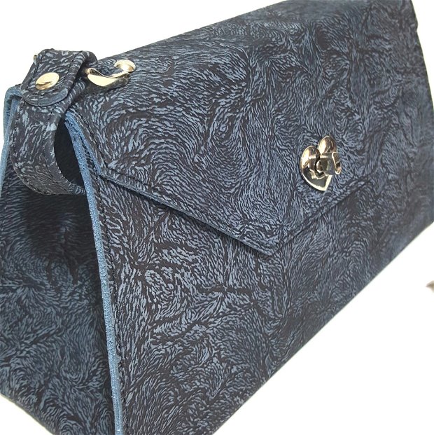 Set portofel si geanta eleganta din piele naturala