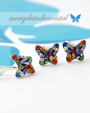 Set Swarovski / Butterfly / Fluturasi
