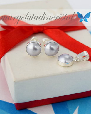 Set Swarovski Perlute / Lavander
