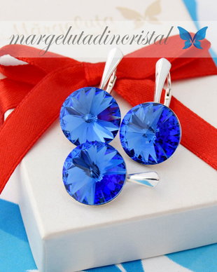 Set Swarovski / Rivoli / Sapphire