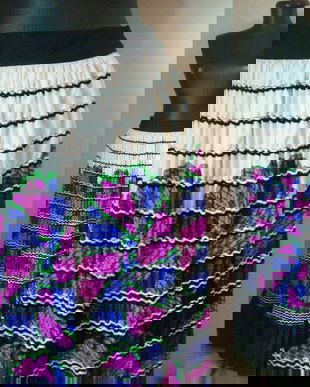 FUSTA AMPLA TAFTA MATASE NATURALA