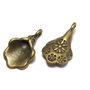Pandantiv / charm metalic, bronz, 19x11 mm