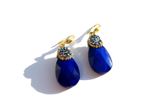 Cercei cristale&rhinestone