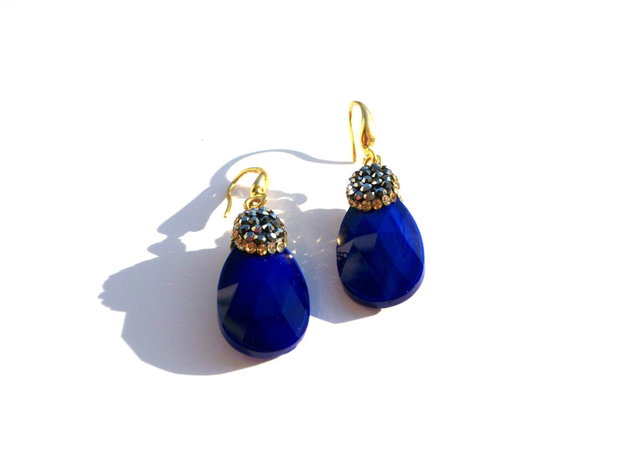 Cercei cristale&rhinestone