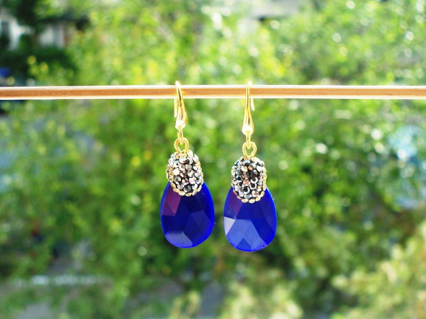 Cercei cristale&rhinestone