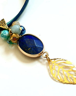 Colier lapis lazuli