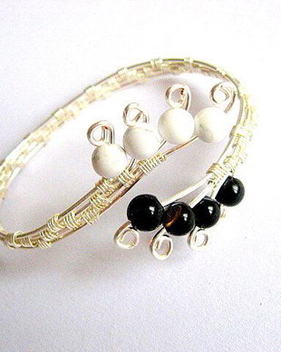 bratara howlite  si onix  17298