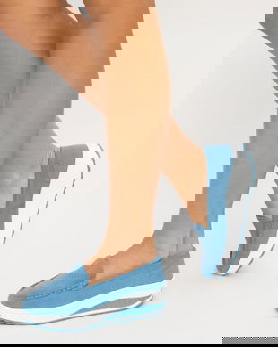 Pantofi Casual Isla Albastri