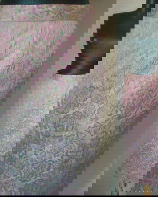 FUSTA MIDI BROCARD ROSE