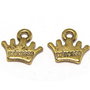 Pandantiv / charm metalic, auriu antichizat, 10.5x13 mm