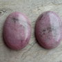 Cabochon lepidolit, 30x22 mm (1 buc)