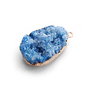 Pandant druzy - cu  margini electroplacate aur