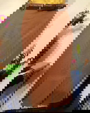 Fusta din stofa amestec lana