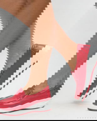 Pantofi Casual Maximo Rosii