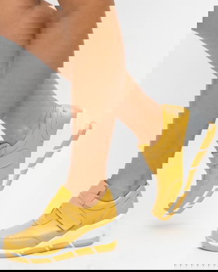 Pantofi Casual Fora Galbeni