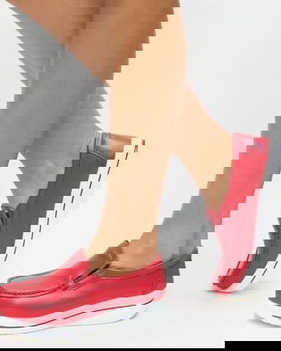 Pantofi Casual Verno Rosii