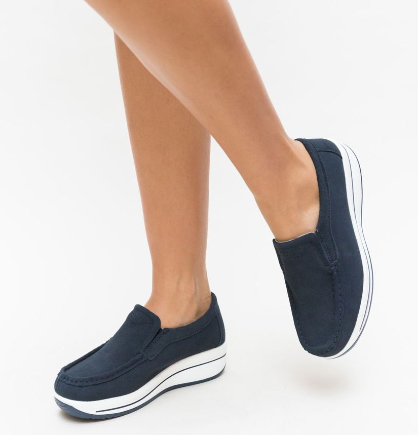 Pantofi Casual Verno Bleumarin