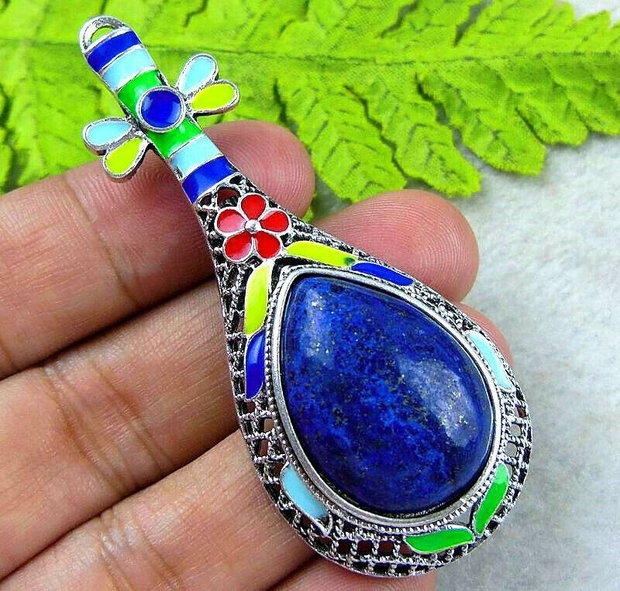 Pandant/brosa lapis lazuli