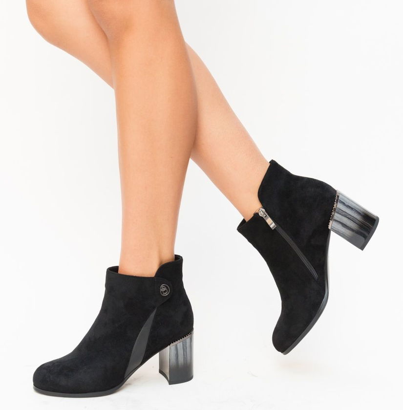 Botine Ponga Negre