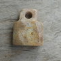 Pandantiv coral fosil, 34x27 mm