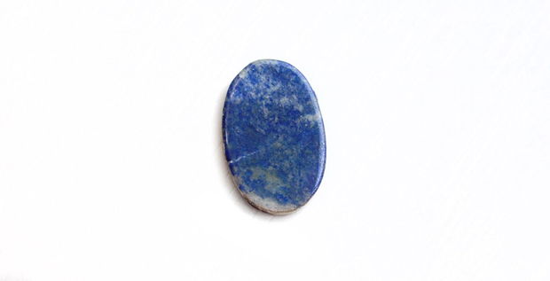 Cabochon  Lapis Lazuli lamela plata - pentru monturi -R04