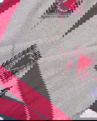 NOU-Napron craciun rustic