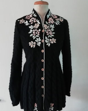 Jacheta Palmea negru pastel