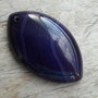 Pandantiv agata mov, 49x30 mm