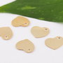 Charm 9x10x0.3mm, gold filled 14K (1)