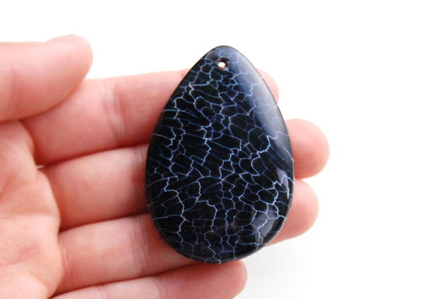 Cabochon  agat dragon veins - D359