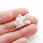 Pandant cu perla biwa gold dipped