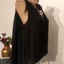 Bluza cu spatele plisat