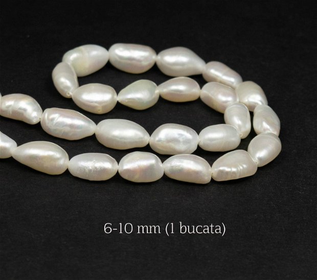 Perle naturale, 6-10 mm (1 buc), PBS-04