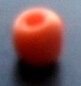 Margele nisip portocaliu lucios 4 mm 100g.