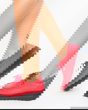 Pantofi Casual Petro Rosii