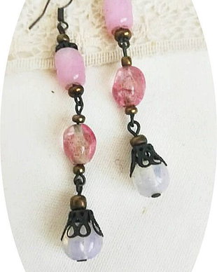 cercei lampwork roz clarobscur