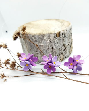 Colier flori de liliac~LICHIDARE STOC~