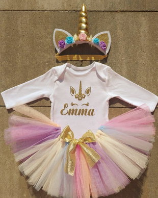 Set personalizat UNICORN Gold