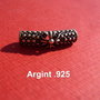 Tub din argint .925 antichizat aprox 20x5.5 mm