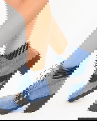 Botine Bimea Albastri