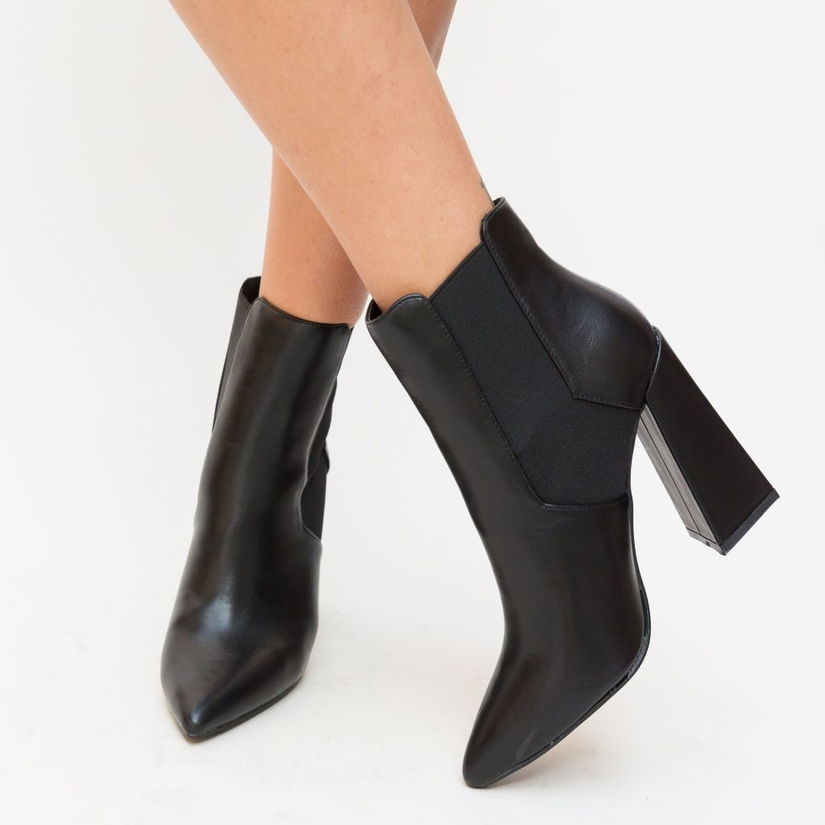 Botine Plastima Negre