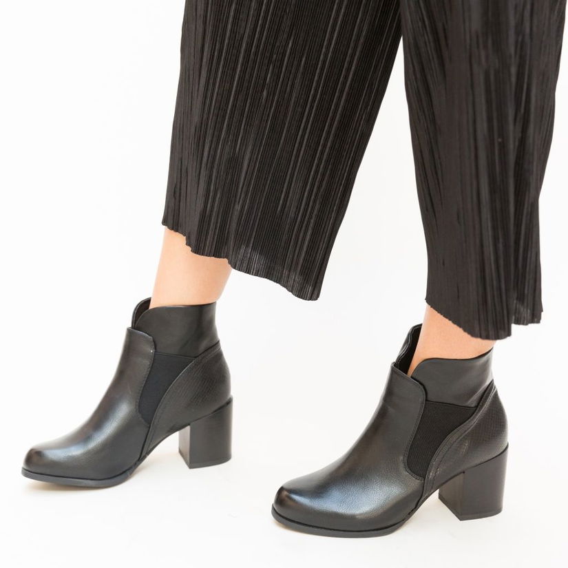 Botine Lavis Negre