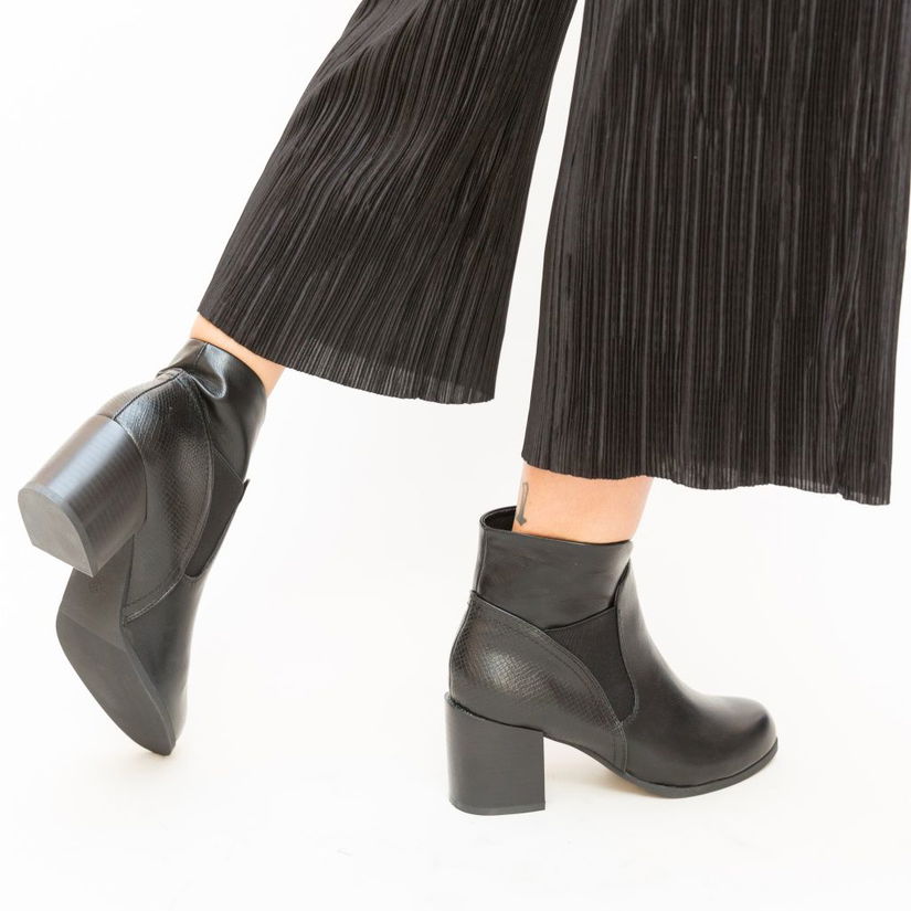 Botine Lavis Negre