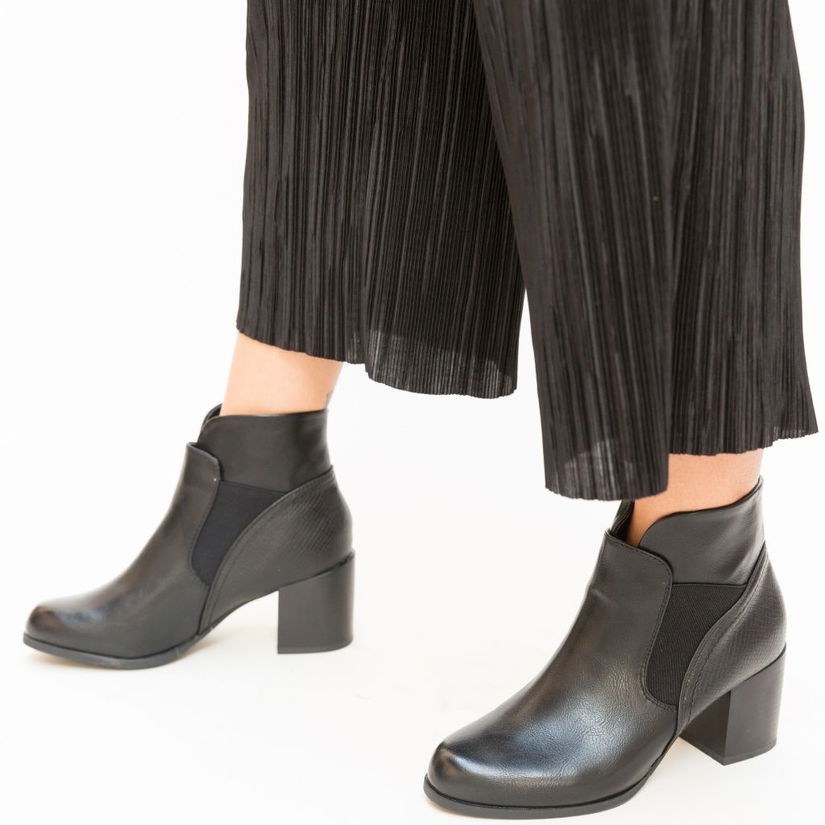 Botine Lavis Negre