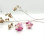 Cercei liliac roz ~LICHIDARE STOC~