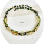 colier verde insorit / peridot citrin malachit